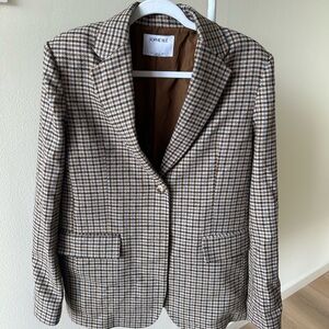 Plaid Oversized Blazer